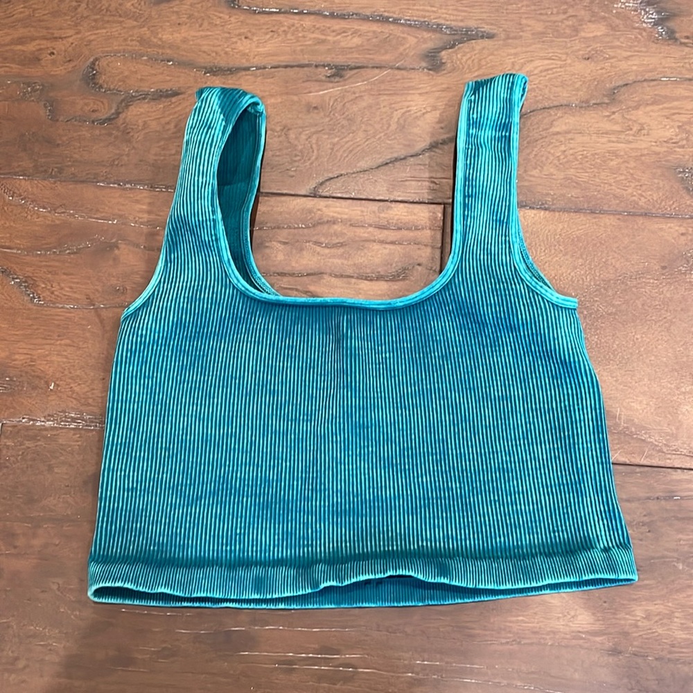 Free People Movement Cropped Ribbed Tank